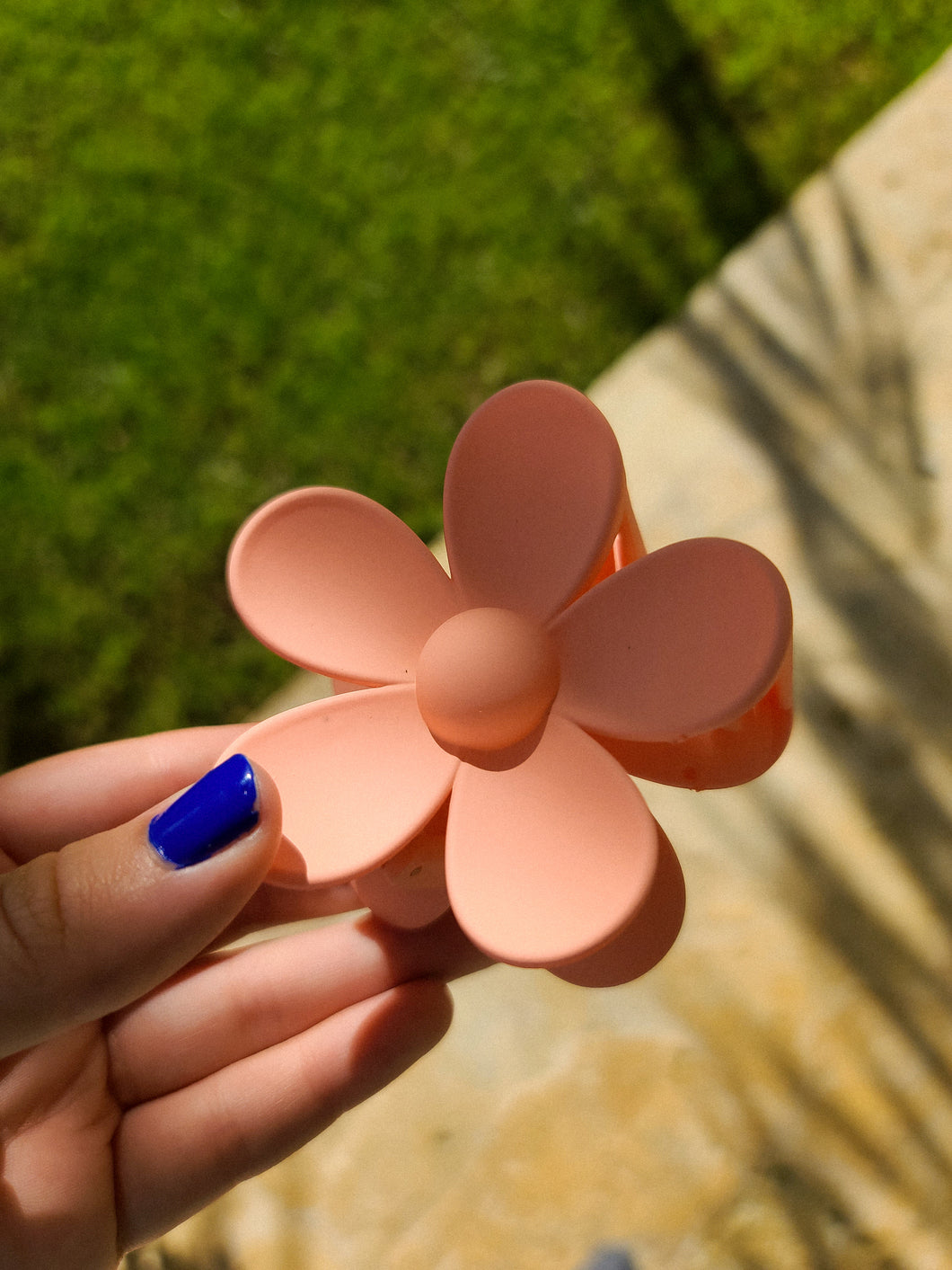 Pink Peach Groovy Clip