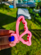 Load image into Gallery viewer, Pink Butterfly Clip
