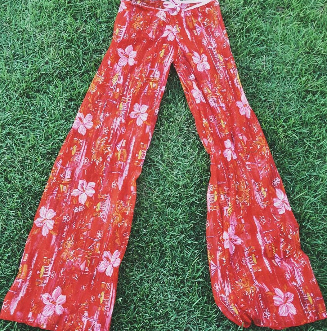 Tropical Beach Cover Up Pants